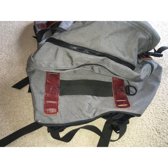 LL Bean Backpack Duffle Bag Gray Tactical Survival Rucksack X Large Vintage - Picture 14 of 15